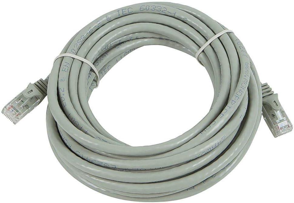 image:imageMonoprice Cat5e Ethernet Patch Cable 3 feet Gray Snagless RJ45 Stranded 350Mhz UTP Pure Bare Copper Wire 24AWG Flexboot SeriesGray