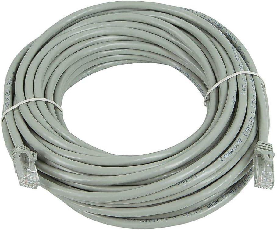 image:imageMonoprice Cat5e Ethernet Patch Cable 3 feet Gray Snagless RJ45 Stranded 350Mhz UTP Pure Bare Copper Wire 24AWG Flexboot SeriesGray