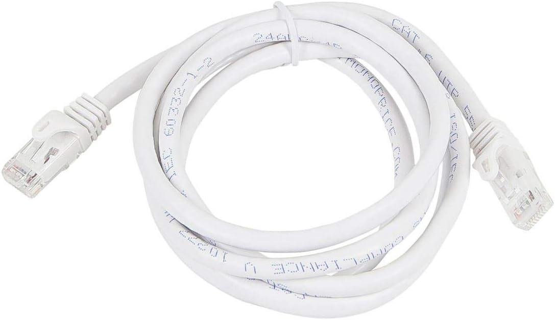 image:imageMonoprice Cat5e Ethernet Patch Cable 3 feet Gray Snagless RJ45 Stranded 350Mhz UTP Pure Bare Copper Wire 24AWG Flexboot SeriesWhite