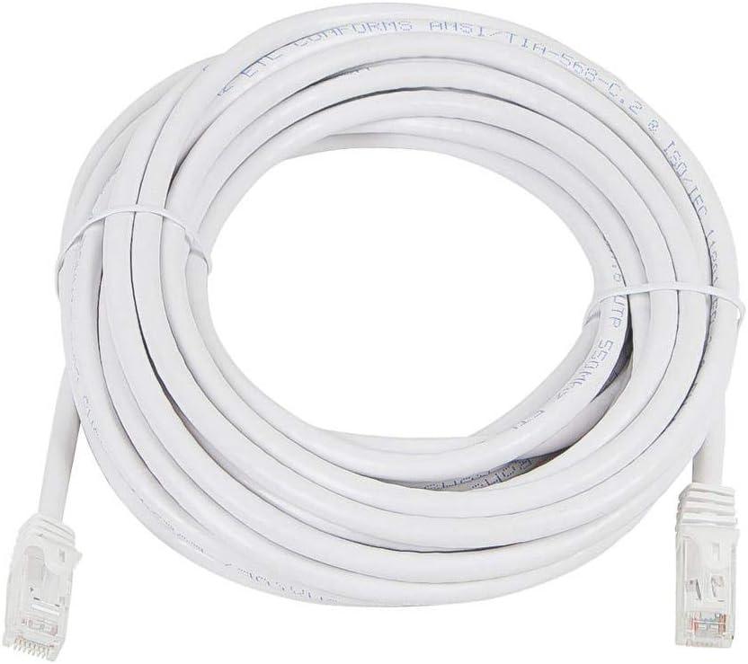 image:imageMonoprice Cat5e Ethernet Patch Cable 3 feet Gray Snagless RJ45 Stranded 350Mhz UTP Pure Bare Copper Wire 24AWG Flexboot SeriesWhite