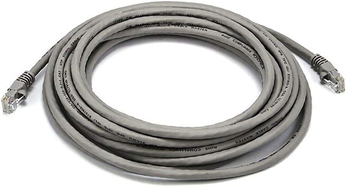 image:imageMonoprice Cat5e Ethernet Patch Cable Network Internet Cord RJ45 Stranded 350Mhz UTP Pure Bare Copper Wire 24AWG 5ft PurpleGray