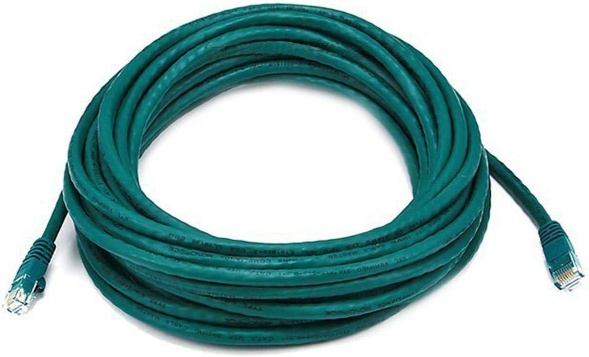 image:imageMonoprice Cat5e Ethernet Patch Cable Network Internet Cord RJ45 Stranded 350Mhz UTP Pure Bare Copper Wire 24AWG 5ft PurpleGreen
