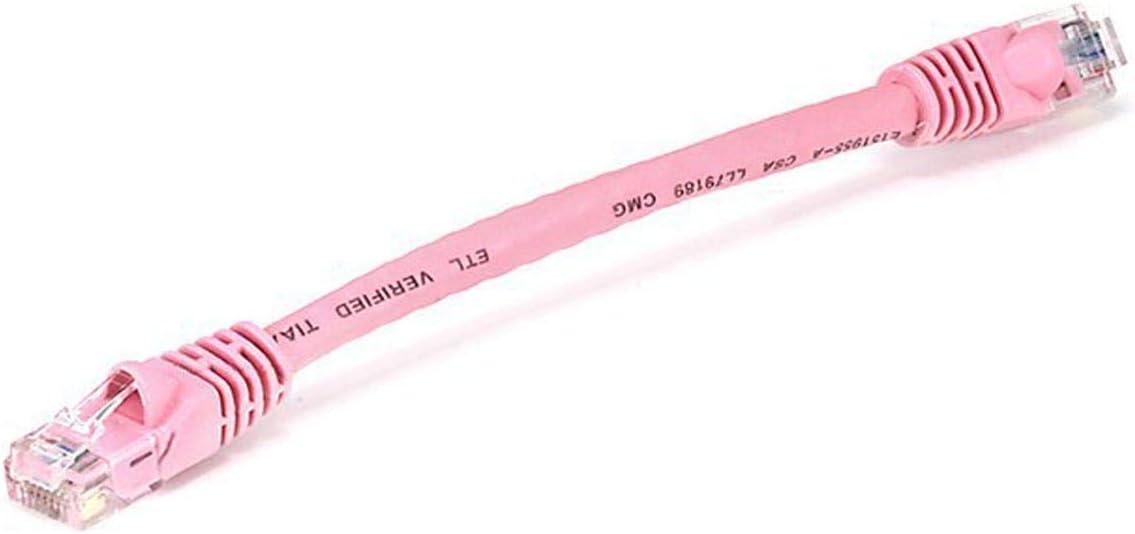 image:imageMonoprice Cat5e Ethernet Patch Cable Network Internet Cord RJ45 Stranded 350Mhz UTP Pure Bare Copper Wire 24AWG 5ft PurplePink