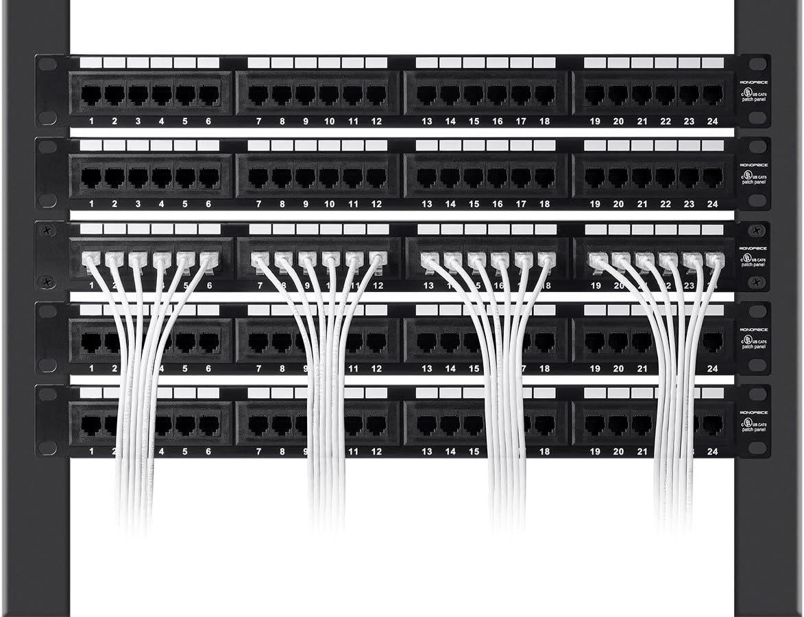 image:imageMonoprice Cat6 5ft Blue Component Level Patch Cable UTP 28AWG 550MHz Pure Bare Copper Snagless RJ45 SlimRun Series Ethernet CableGray