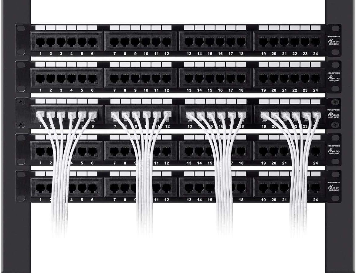 image:imageMonoprice Cat6 5ft Blue Component Level Patch Cable UTP 28AWG 550MHz Pure Bare Copper Snagless RJ45 SlimRun Series Ethernet CableGray