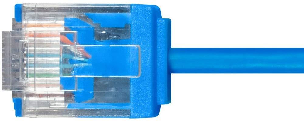 image:imageMonoprice Cat6 Ethernet Patch Cable Snagless 550MHz UTP 32AWG 2 Feet Blue Micro SlimRun SeriesBlue