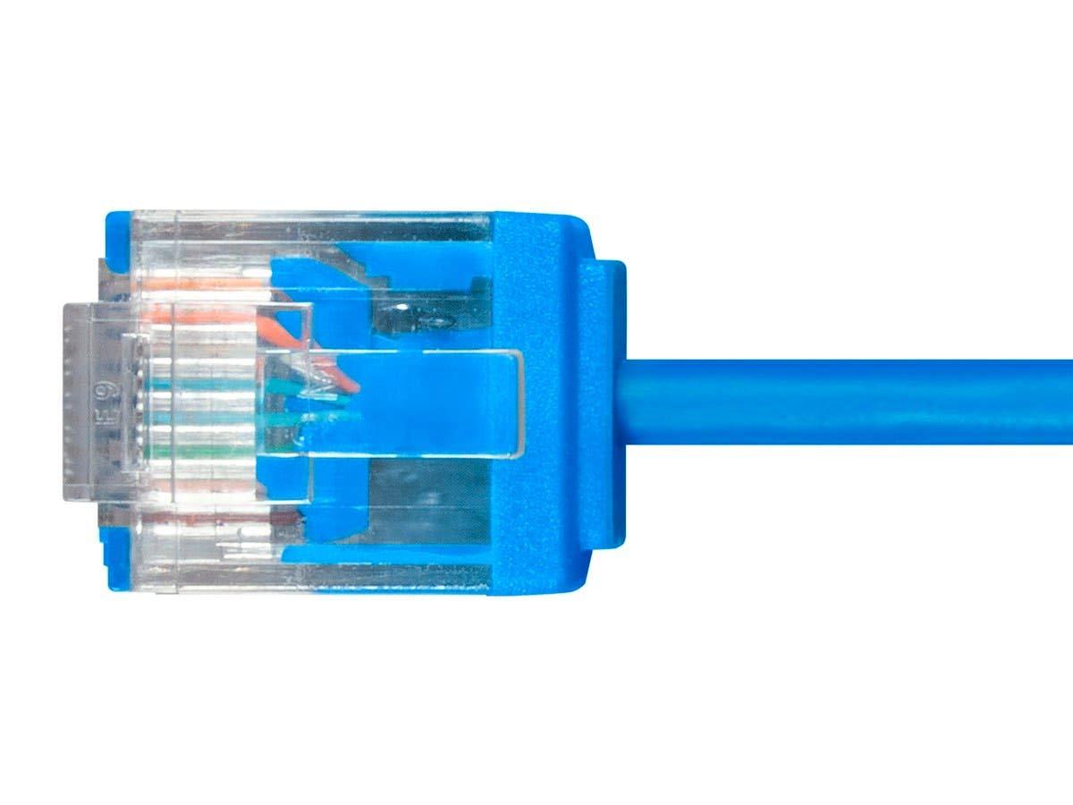 image:imageMonoprice Cat6 Ethernet Patch Cable Snagless 550MHz UTP 32AWG 2 Feet Blue Micro SlimRun SeriesBlue