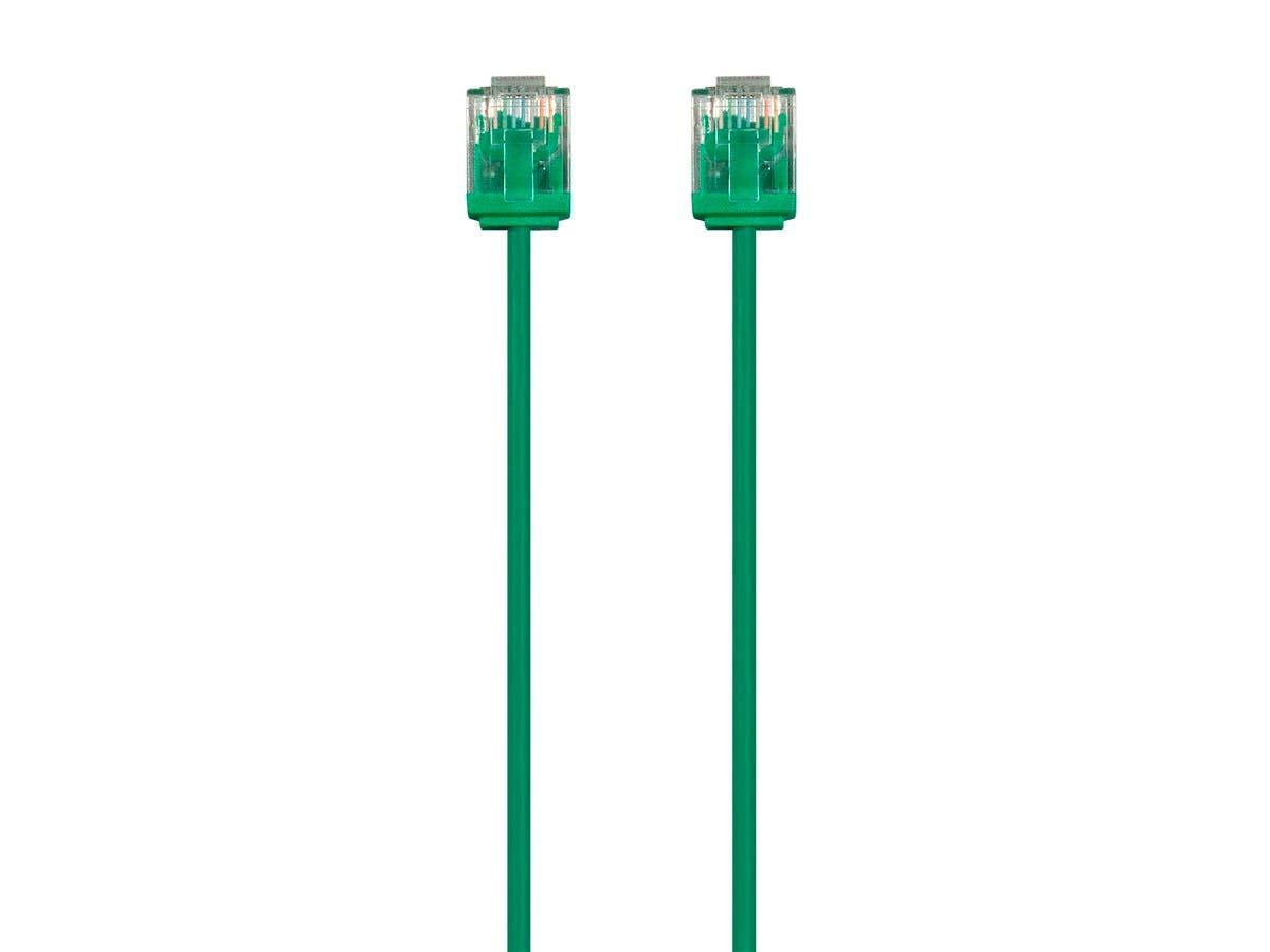 image:imageMonoprice Cat6 Ethernet Patch Cable Snagless 550MHz UTP 32AWG 2 Feet Blue Micro SlimRun SeriesGreen