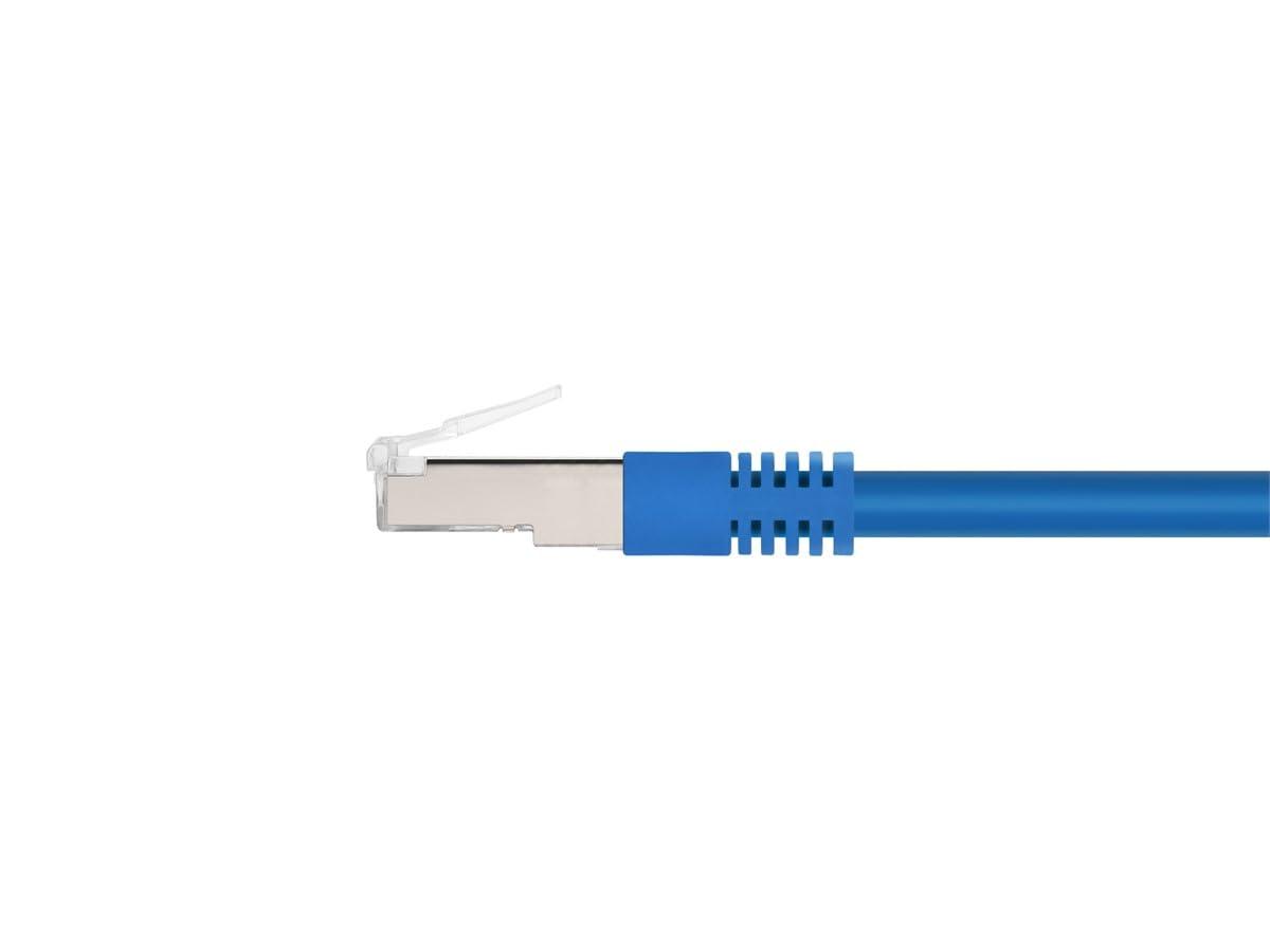 image:imageMonoprice Cat6A 1ft Blue Patch Cable Double Shielded SFTP 26AWG 10G Pure Bare Copper Molded RJ45 Entegrade Series Ethernet Cable20 Feet