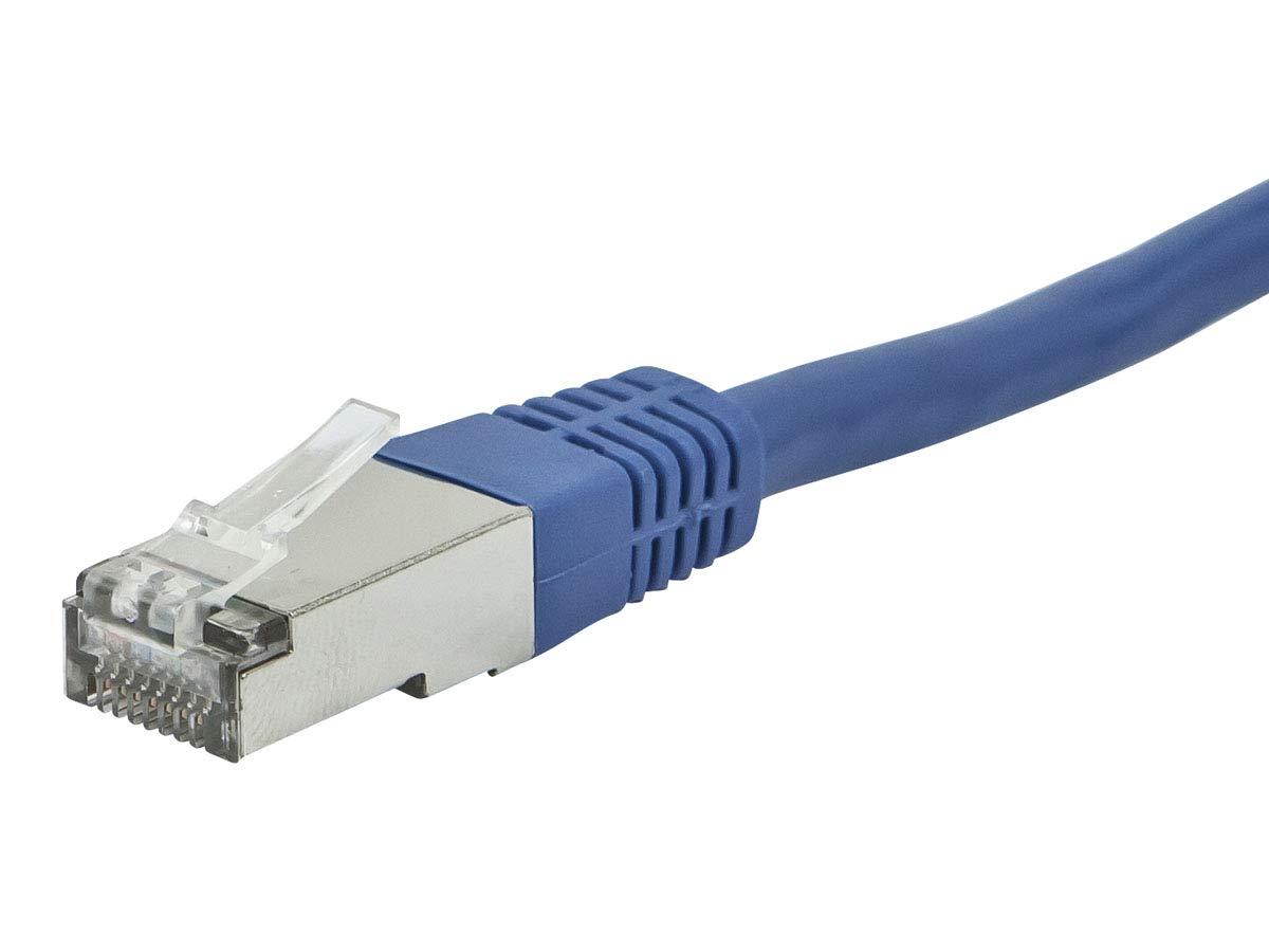 image:imageMonoprice Cat6A 1ft Blue Patch Cable Double Shielded SFTP 26AWG 10G Pure Bare Copper Molded RJ45 Entegrade Series Ethernet Cable25 Feet