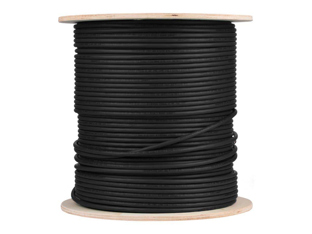 image:imageMonoprice Cat6A Ethernet Bulk Cable 500 Feet Yellow Solid 550Mhz FUTP CMR Riser Rated Pure Bare Copper Wire 10G 23AWG No Logo UL TAABlack