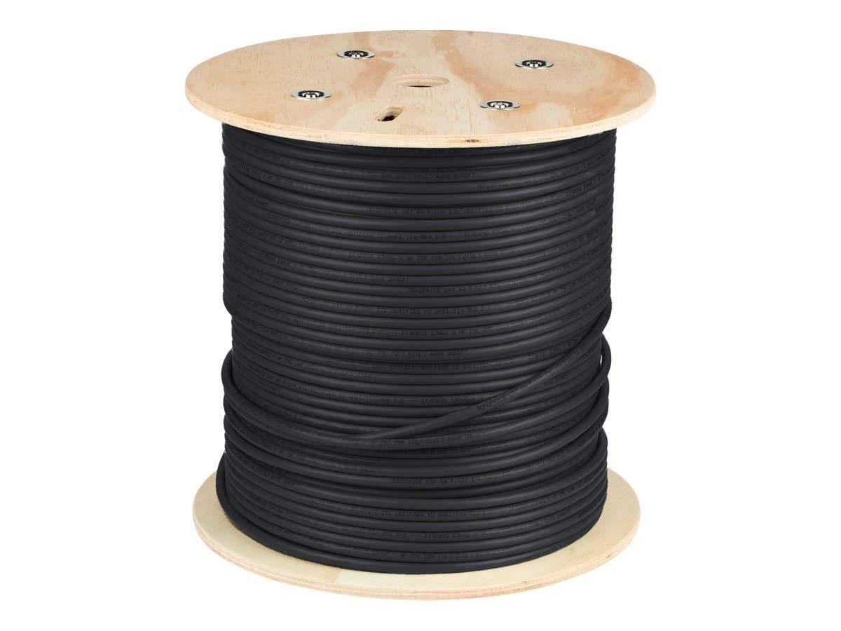 image:imageMonoprice Cat6A Ethernet Bulk Cable 500 Feet Yellow Solid 550Mhz FUTP CMR Riser Rated Pure Bare Copper Wire 10G 23AWG No Logo UL TAABlack