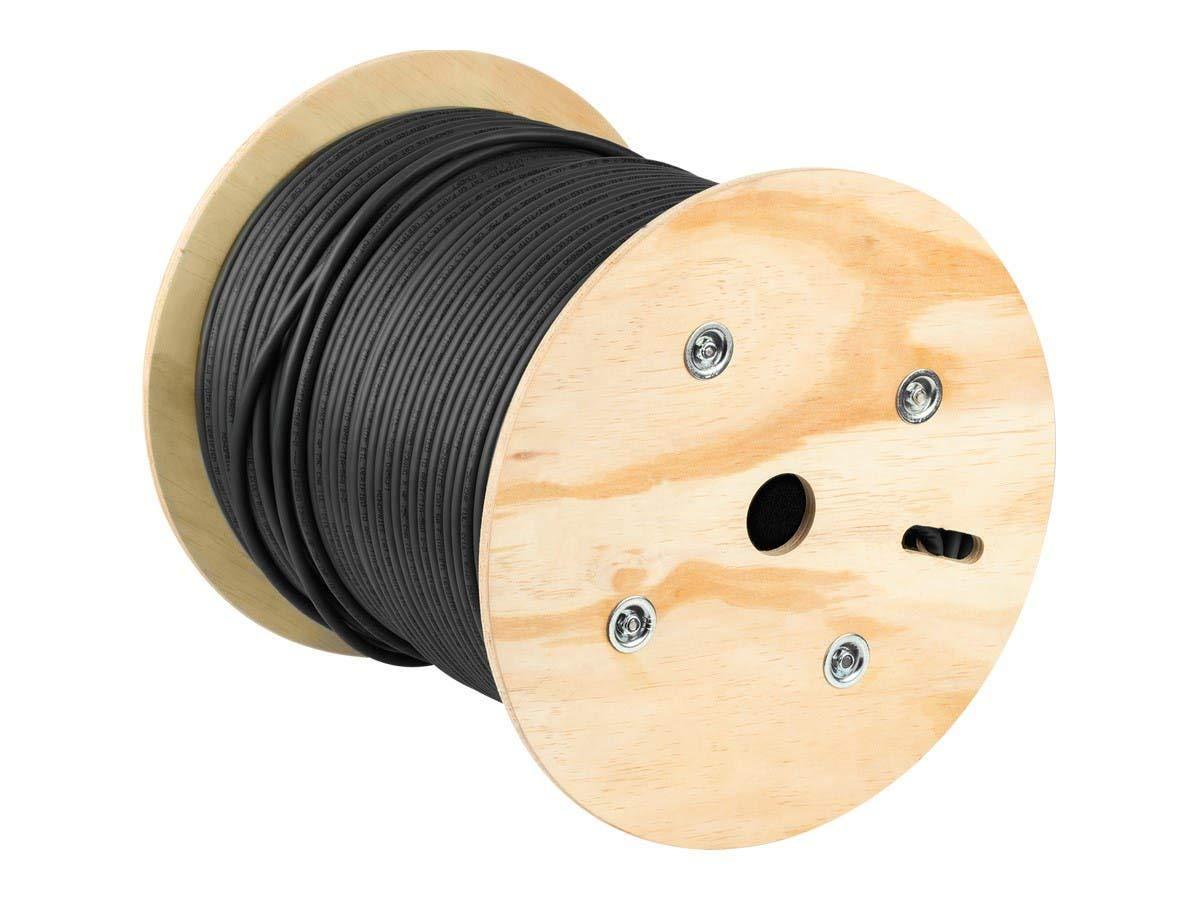 image:imageMonoprice Cat6A Ethernet Bulk Cable 500 Feet Yellow Solid 550Mhz FUTP CMR Riser Rated Pure Bare Copper Wire 10G 23AWG No Logo UL TAABlack