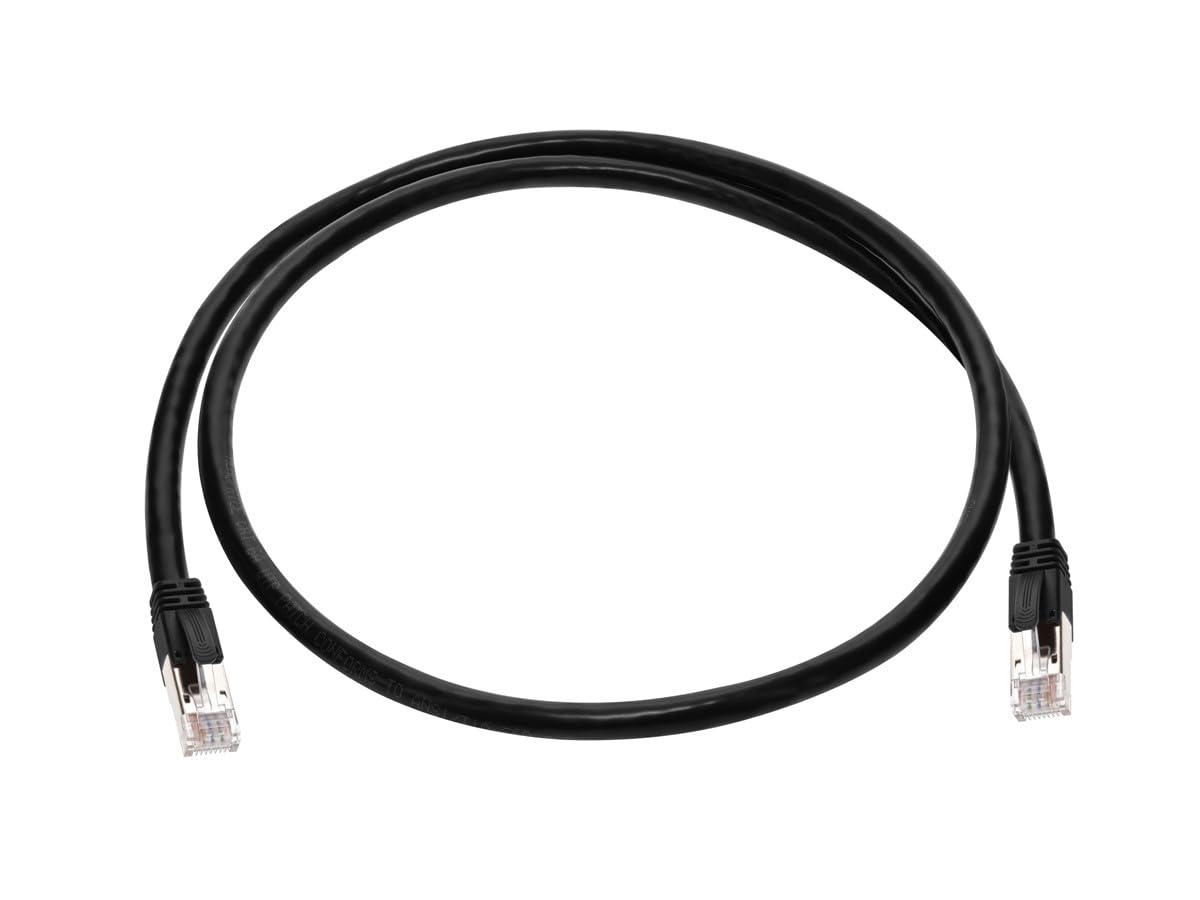 image:imageMonoprice Cat6A PoE Patch Cable 10 Feet Black 100W PoE IEEE 8023afatbt UTP 22AWG 500MHz Pure Bare Copper Shielded RJ45 Ethernet Cable3 Feet