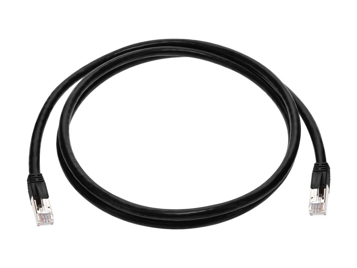 image:imageMonoprice Cat6A PoE Patch Cable 10 Feet Black 100W PoE IEEE 8023afatbt UTP 22AWG 500MHz Pure Bare Copper Shielded RJ45 Ethernet Cable5 Feet