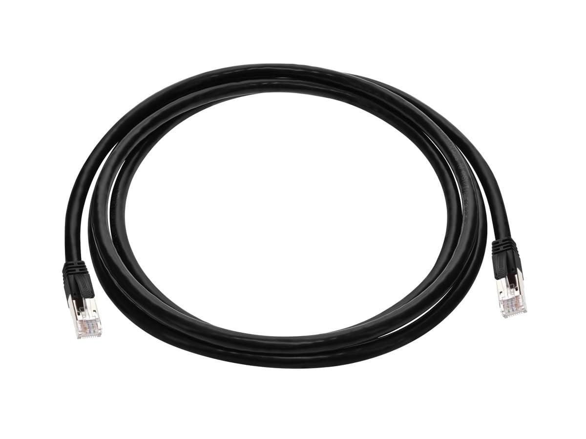 image:imageMonoprice Cat6A PoE Patch Cable 10 Feet Black 100W PoE IEEE 8023afatbt UTP 22AWG 500MHz Pure Bare Copper Shielded RJ45 Ethernet Cable7 Feet