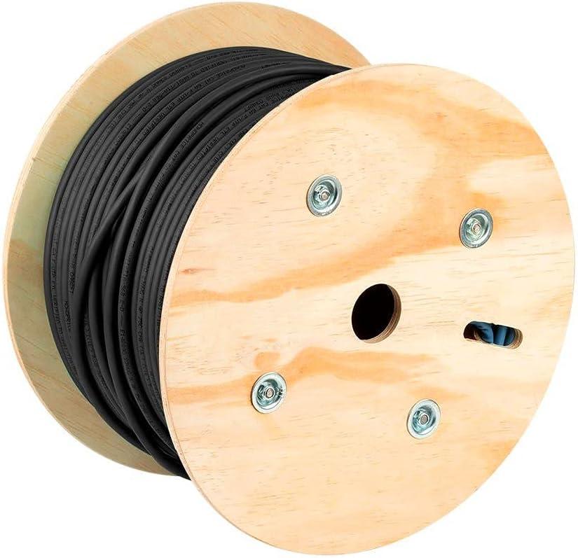 image:imageMonoprice Cat8 Network Cable 2GHz SFTP Shielded Solid 40G Bare Copper for Ethernet Switch Modem Router 22AWG 250 Feet Blue Entegrade SeriesBlack
