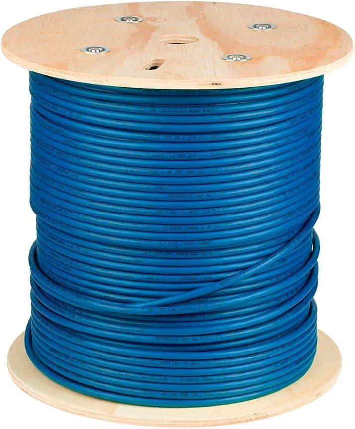 image:imageMonoprice Cat8 Network Cable 2GHz SFTP Shielded Solid 40G Bare Copper for Ethernet Switch Modem Router 22AWG 250 Feet Blue Entegrade SeriesBlue
