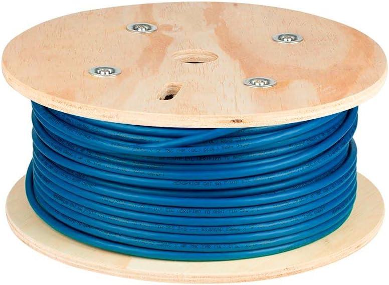 image:imageMonoprice Cat8 Network Cable 2GHz SFTP Shielded Solid 40G Bare Copper for Ethernet Switch Modem Router 22AWG 250 Feet Blue Entegrade SeriesBlue