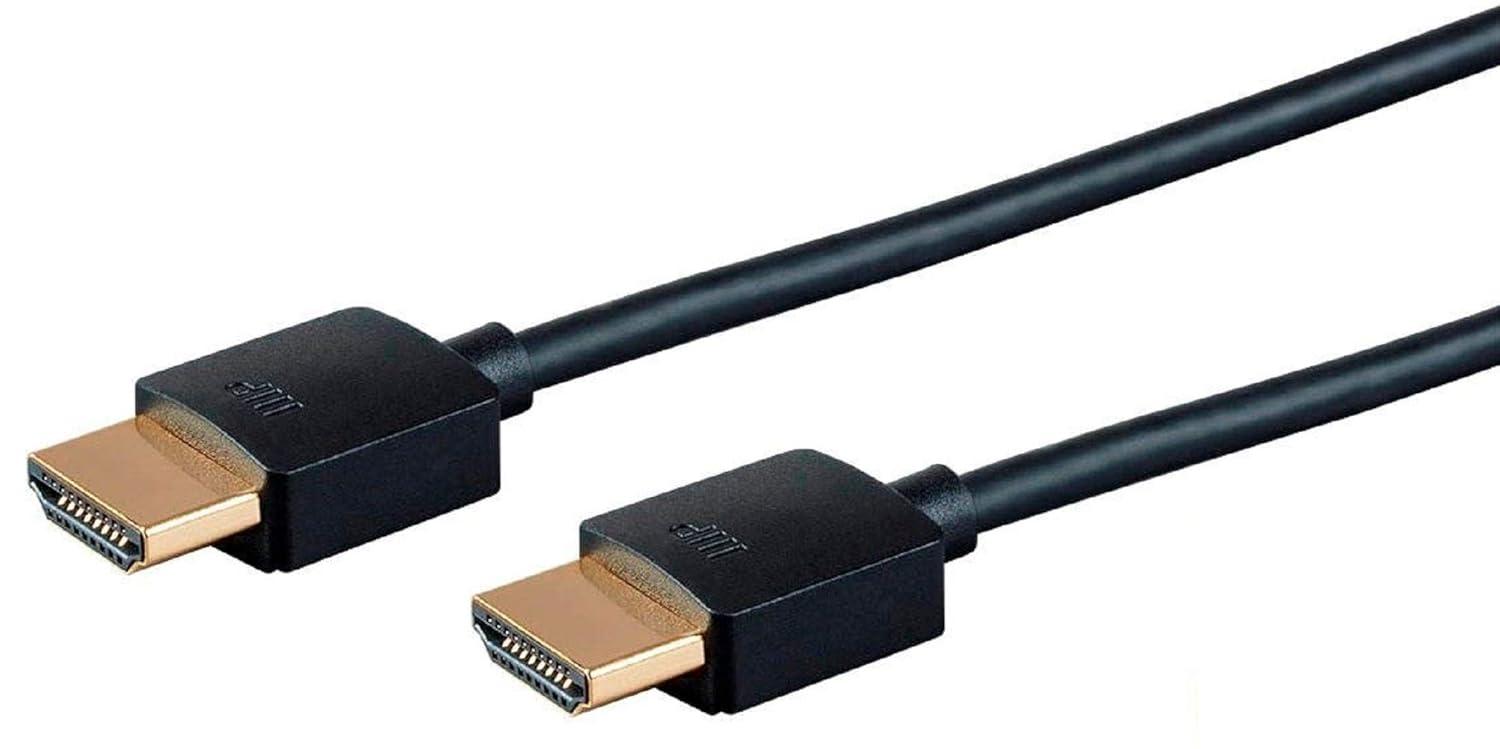 image:imageMonoprice Certified Premium HDMI Cable 4K60Hz HDR 18Gbps 36AWG YUV 444 5Pack 3 Feet Black Ultra Slim Series3 Feet