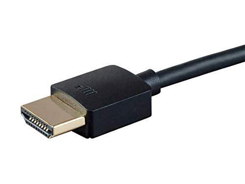 image:imageMonoprice Certified Premium HDMI Cable 4K60Hz HDR 18Gbps 36AWG YUV 444 5Pack 3 Feet Black Ultra Slim Series3 Feet