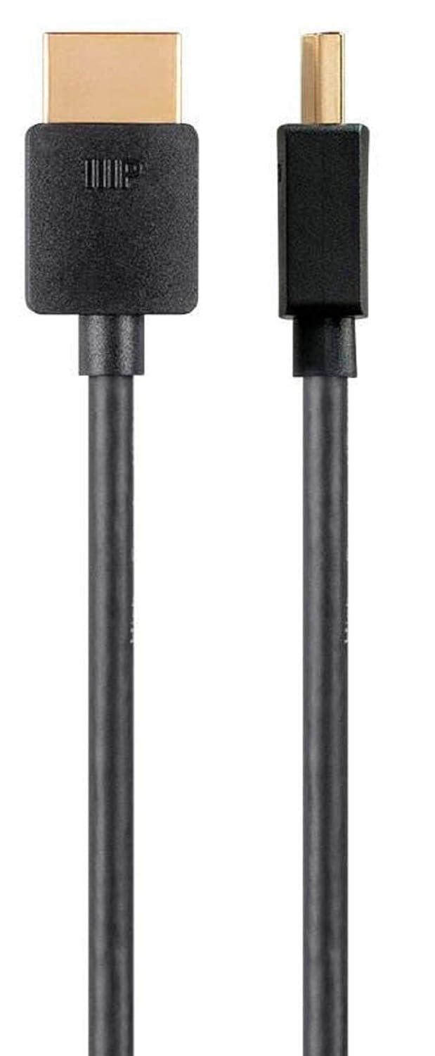 image:imageMonoprice Certified Premium HDMI Cable 4K60Hz HDR 18Gbps 36AWG YUV 444 5Pack 3 Feet Black Ultra Slim Series3 Feet