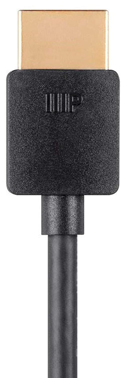 image:imageMonoprice Certified Premium HDMI Cable 4K60Hz HDR 18Gbps 36AWG YUV 444 5Pack 3 Feet Black Ultra Slim Series3 Feet