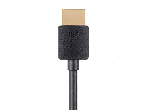 image:imageMonoprice Certified Premium HDMI Cable 4K60Hz HDR 18Gbps 36AWG YUV 444 5Pack 3 Feet Black Ultra Slim Series5 Feet