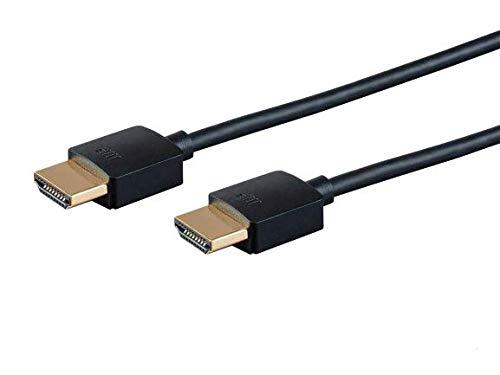 image:imageMonoprice Certified Premium HDMI Cable 4K60Hz HDR 18Gbps 36AWG YUV 444 5Pack 3 Feet Black Ultra Slim Series6 Feet