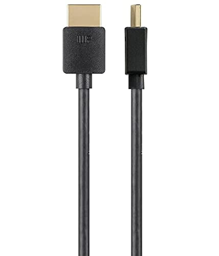 image:imageMonoprice Certified Premium HDMI Cable 4K60Hz HDR 18Gbps 36AWG YUV 444 5Pack 3 Feet Black Ultra Slim Series6 Feet