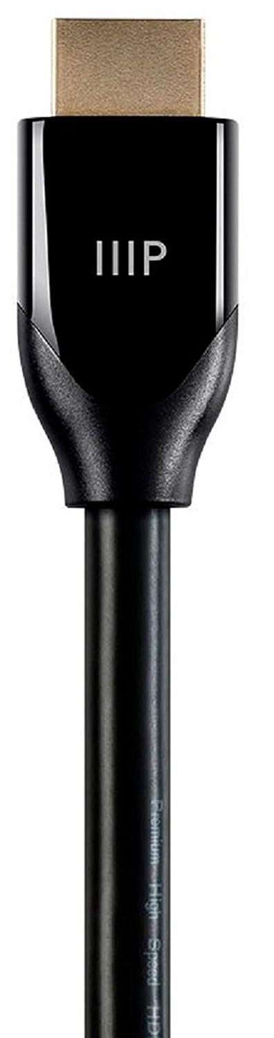 image:imageMonoprice Certified Premium HDMI Cable 4K60Hz HDR 18Gbps YUV 444 Dual Video Stream Compatible with DVD Player 28AWG 6 Feet Black1 Count Pack of 2
