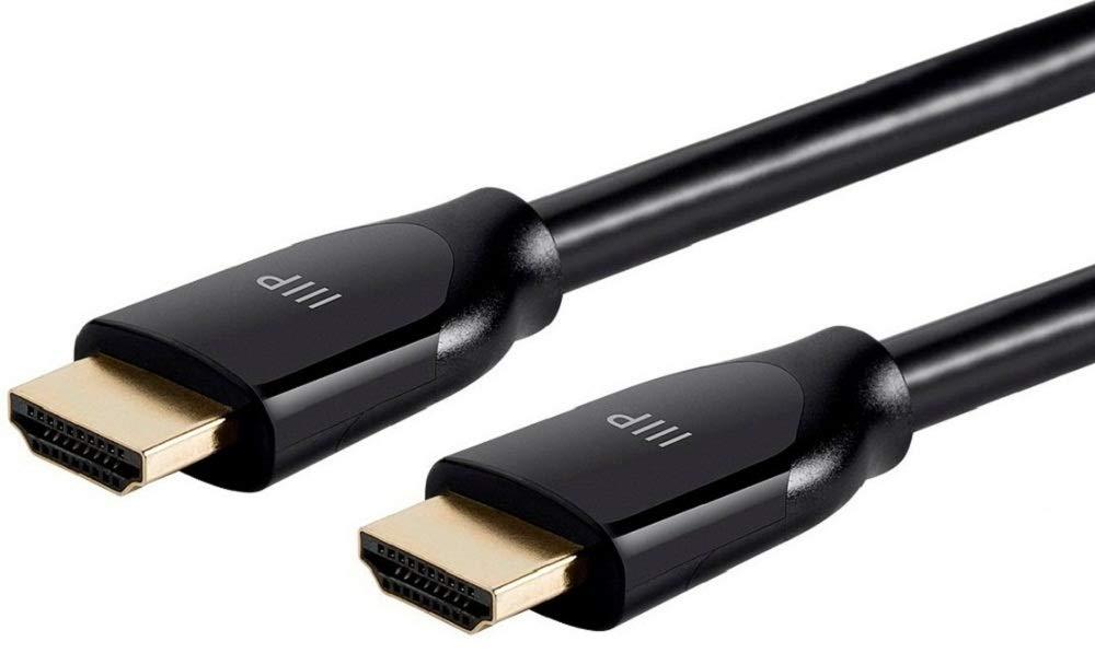 image:imageMonoprice Certified Premium HDMI Cable 4K60Hz HDR 18Gbps YUV 444 Dual Video Stream Compatible with DVD Player 28AWG 6 Feet Black1 Count Pack of 2
