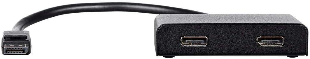 image:imageMonoprice DisplayPort 12 to DisplayPort MultiStream Transport MST Hub 2Port DP to DP Ideal for Digital Signage Large Video Displays in Schools 76 x 58 x 13