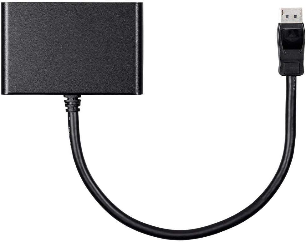 image:imageMonoprice DisplayPort 12 to DisplayPort MultiStream Transport MST Hub 2Port DP to DP Ideal for Digital Signage Large Video Displays in Schools 76 x 58 x 13