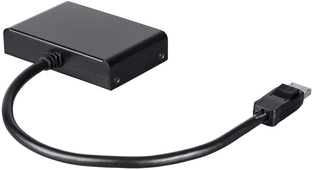 image:imageMonoprice DisplayPort 12 to DisplayPort MultiStream Transport MST Hub 2Port DP to DP Ideal for Digital Signage Large Video Displays in Schools 76 x 58 x 13