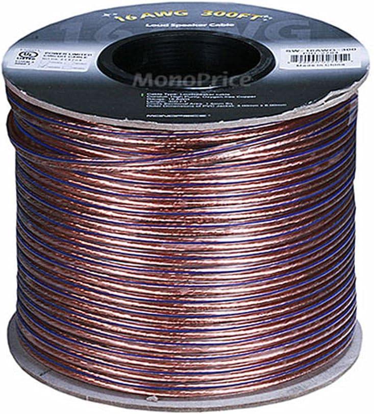 image:imageMonoprice Enhanced OxygenFree Copper Loud Speaker Wire CL2 InWall Rated Pure Bare Copper 12Awg 50 Feet300ft