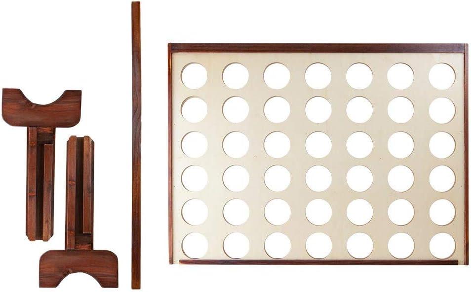 image:imageMonoprice Giant FourinaRow for Tailgating Bbqs Camping Outdoor Events and Much More Pure Outdoor Collection Wood 34 x 26 x 425 inches