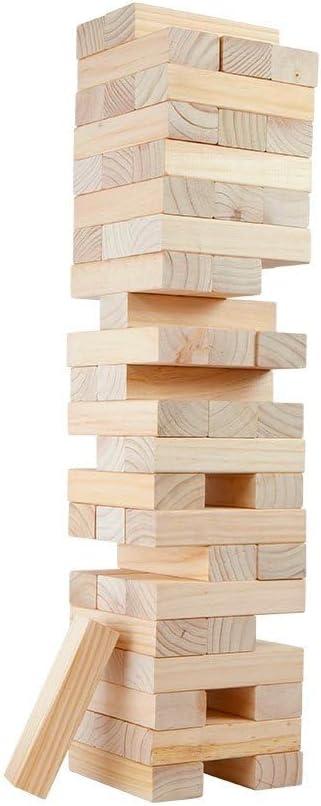 image:imageMonoprice Giant Tumbling Tower Set 56 Pinewood Pieces Stack from 2ft to Over 5ft Family Game for Tailgating BBQs Camping Outdoor Events and Much More Pure Outdoor Collection