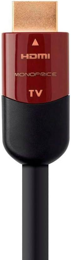 image:imageMonoprice HDMI High Speed Active Cable 4K60Hz HDR 18Gbps YUV 444 CL2 26AWG 45 Feet Black Cabernet Ultra Series30 Feet