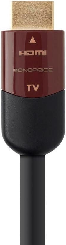 image:imageMonoprice HDMI High Speed Active Cable 4K60Hz HDR 18Gbps YUV 444 CL2 26AWG 45 Feet Black Cabernet Ultra Series60 Feet