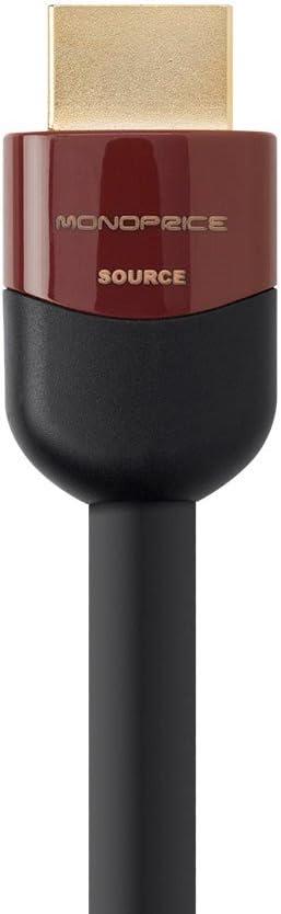image:imageMonoprice HDMI High Speed Active Cable 4K60Hz HDR 18Gbps YUV 444 CL2 26AWG 45 Feet Black Cabernet Ultra Series75 Feet