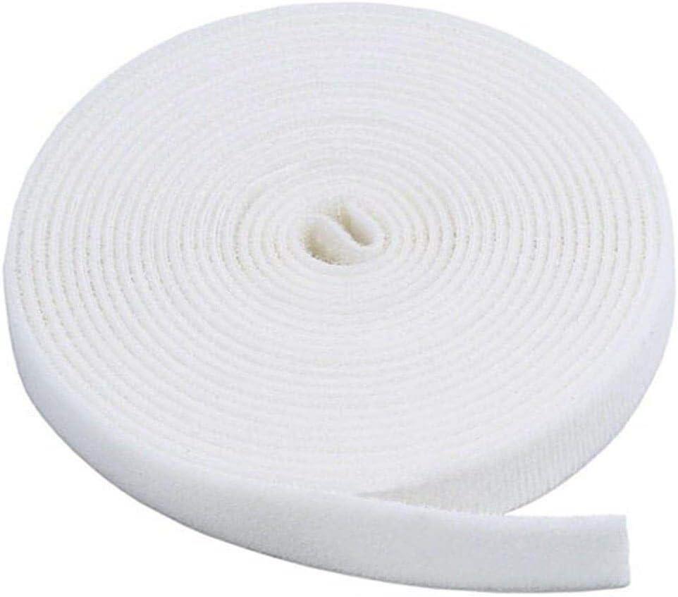 image:imageMonoprice Hook and Loop Fastening Tape 5 Yards Per Roll 075in WhiteWhite