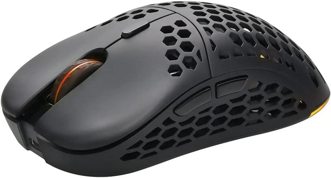 image:imageMonoprice HyperK Wireless Ultralight Gaming Mouse PixArt Optical Sensor Offers 6 Programmable DPI Settings Dark Matter