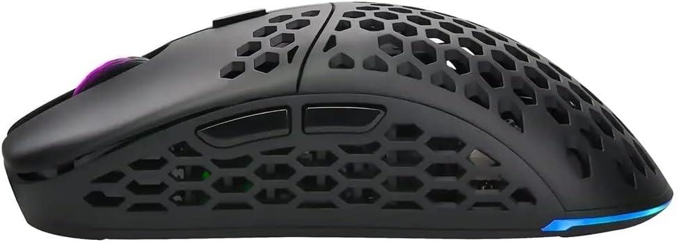 image:imageMonoprice HyperK Wireless Ultralight Gaming Mouse PixArt Optical Sensor Offers 6 Programmable DPI Settings Dark Matter