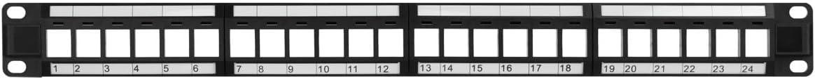 image:imageMonoprice Keystone Jack Panel 24 ports1U