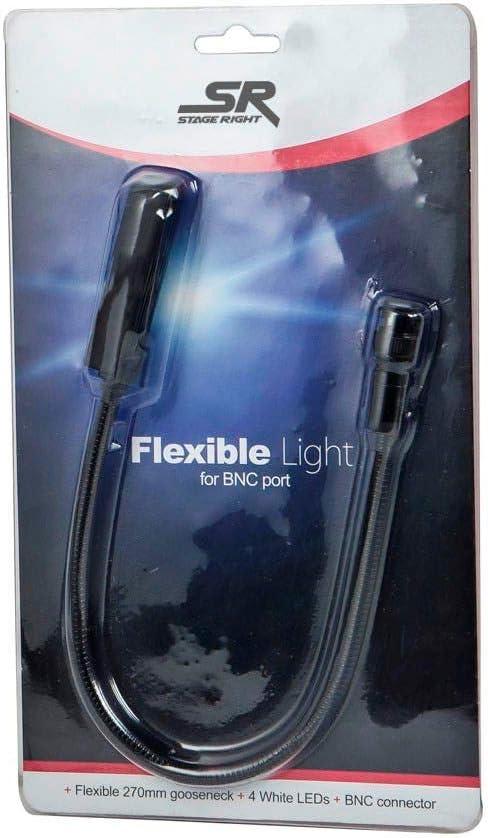image:imageMonoprice Live Sound Mixer Light for BNC Port Flexible 4 LEDs 106Inch Gooseneck 16Inch Black Stage Right Series