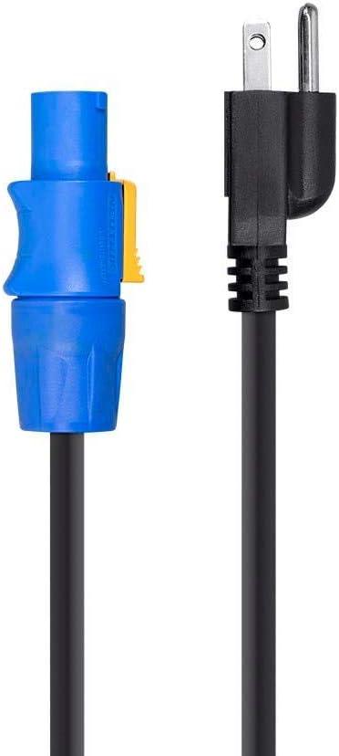 image:imageMonoprice NEMA 515p to powerCON Connector Cable 15 Feet 16AWG With SJTRated Jacket Stage Right Series15 Feet