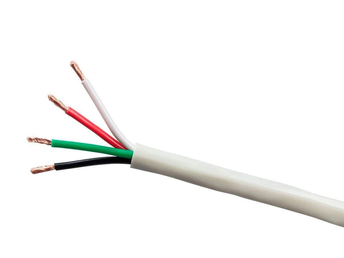 image:imageMonoprice Origin Series 12 Gauge AWG 2 Conductor Burial Rated Speaker Wire Cable 250ft Gray Outdoor Compatible Water Resistant Jacket With Color Coded 100 Pure Bare OxygenFree Copper Conductors14AWG