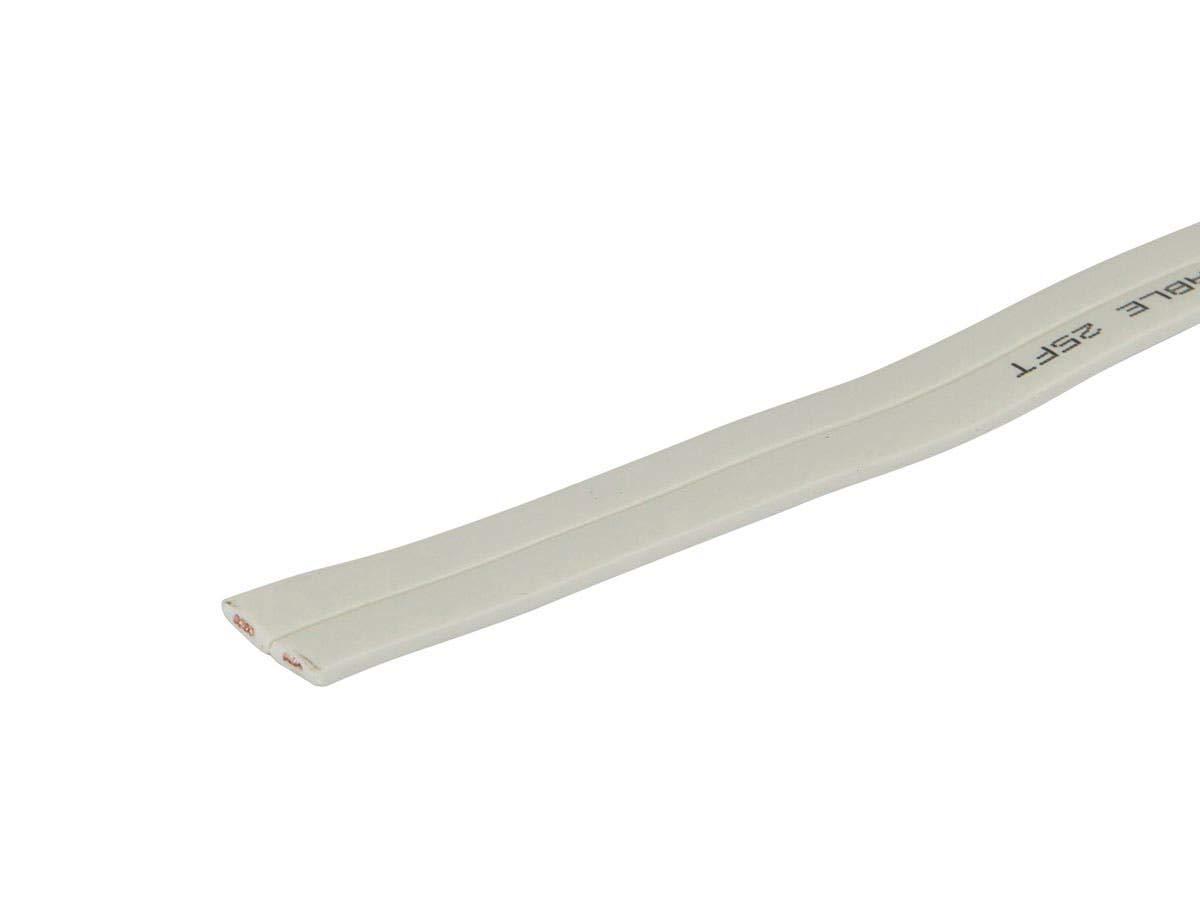 image:imageMonoprice Pure Copper Flat Speaker Wire CL2 in Wall Rated Jacketed in PVC Material 16AWG 100 Feet50 Feet