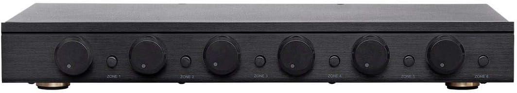 image:imageMonoprice SSVC61 Single Input 6Channel Speaker Selector With Volume Control BlackSpeaker